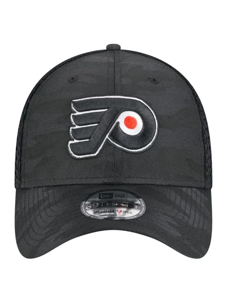 Кепка New Era 39THIRTY Flex Hat с принтом камуфляж — изображение 2 из 5, черный