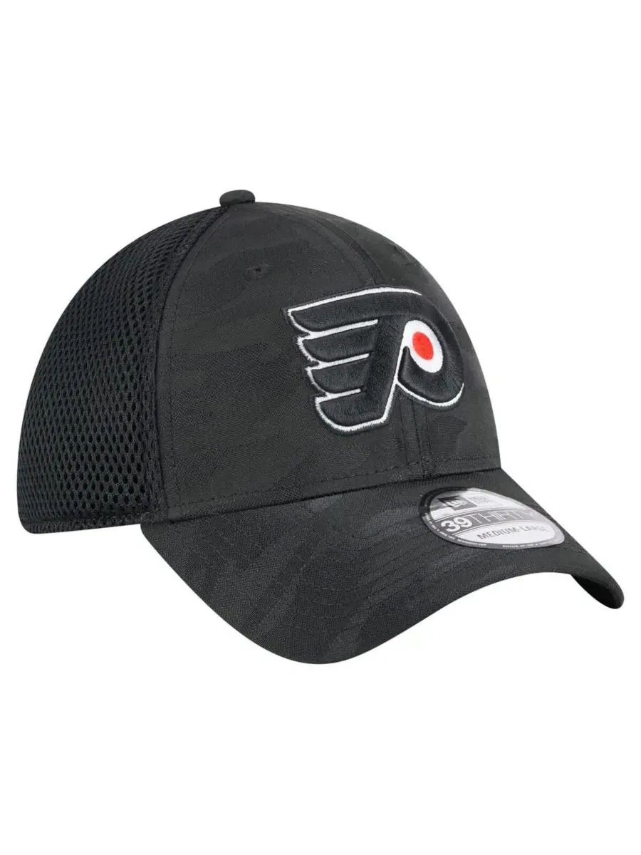 Кепка New Era 39THIRTY Flex Hat с принтом камуфляж — изображение 3 из 5, черный
