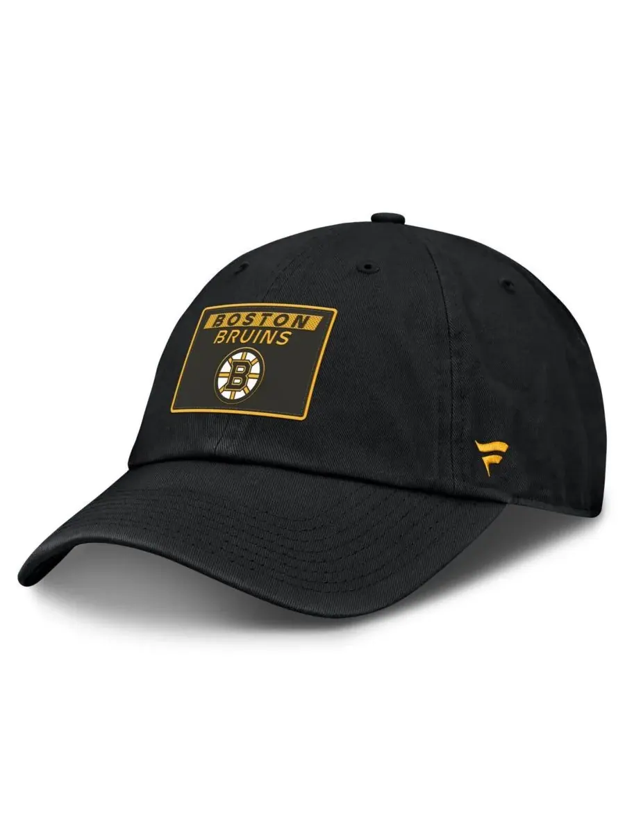 Fanatics Мужская черная регулируемая бейсболка Boston Bruins Authentic Pro Prime — изображение 1 из 4, черный
