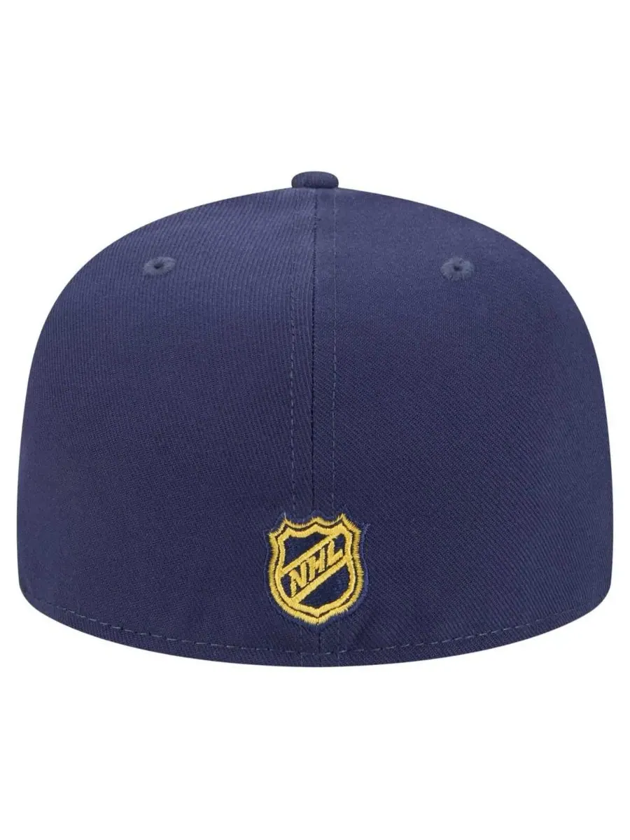 New Era Мужская темно-синяя бейсболка Nashville Predators Core 59FIFTY — изображение 3 из 5, темно-синий