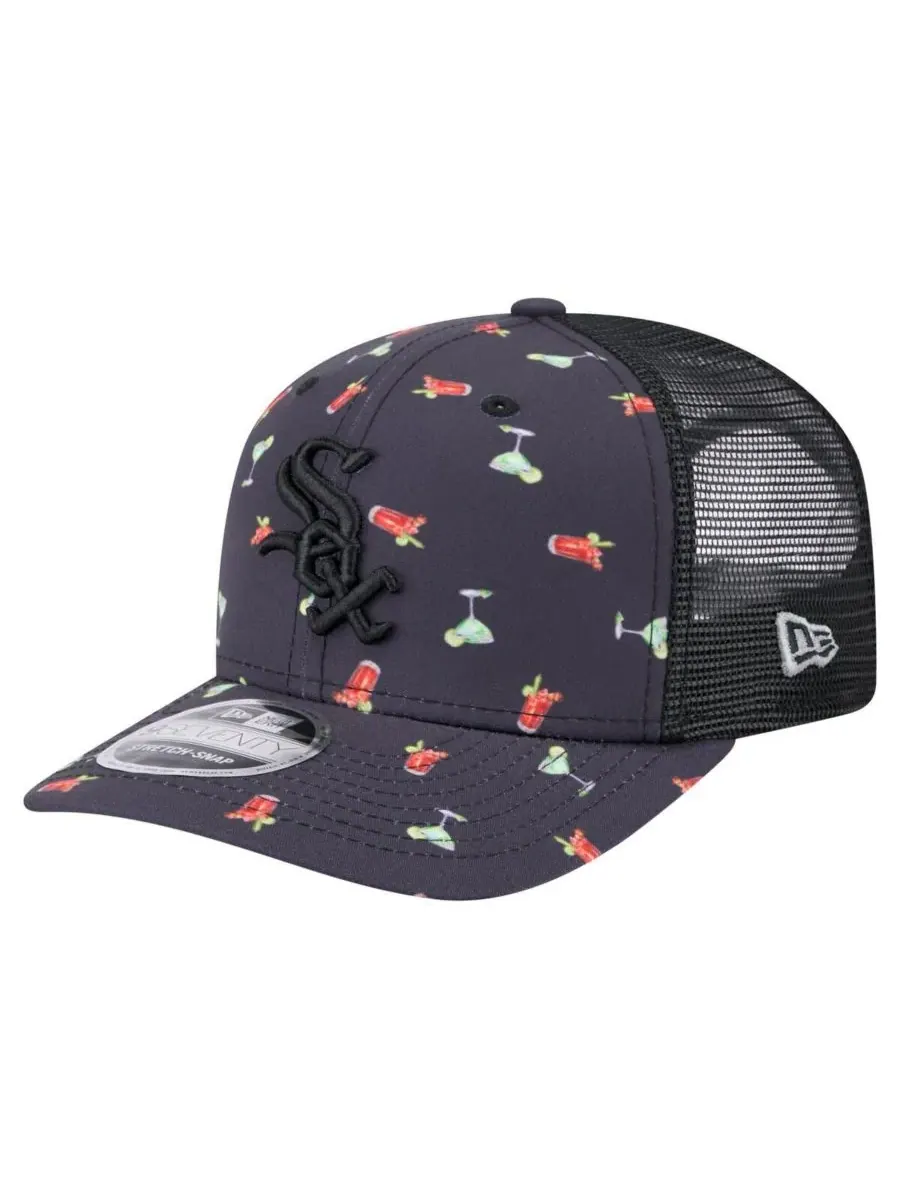 New Era Мужская темно-синяя бейсболка Chicago White Sox Adventure Drinks Pattern 9SEVENTY с — изображение 1 из 5, темно-синий