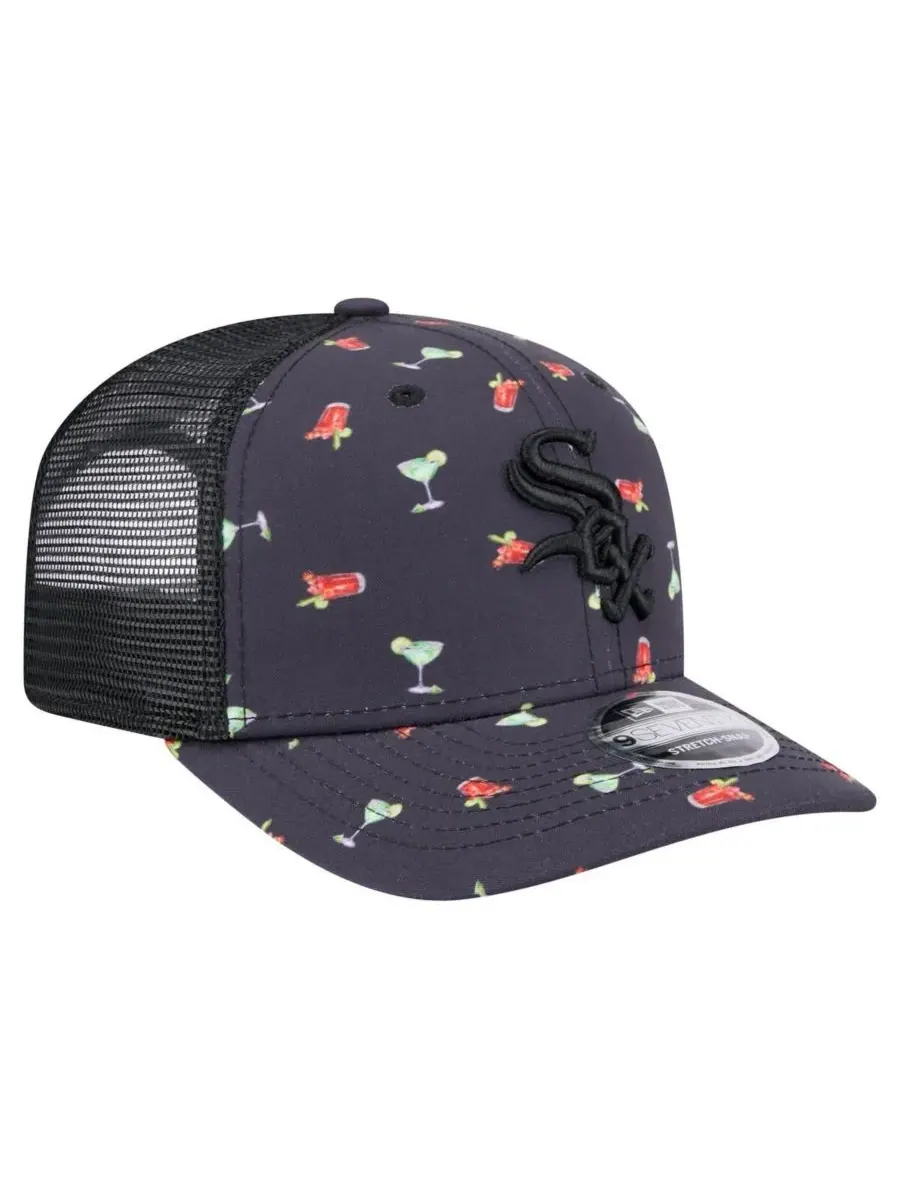 New Era Мужская темно-синяя бейсболка Chicago White Sox Adventure Drinks Pattern 9SEVENTY с — изображение 3 из 5, темно-синий
