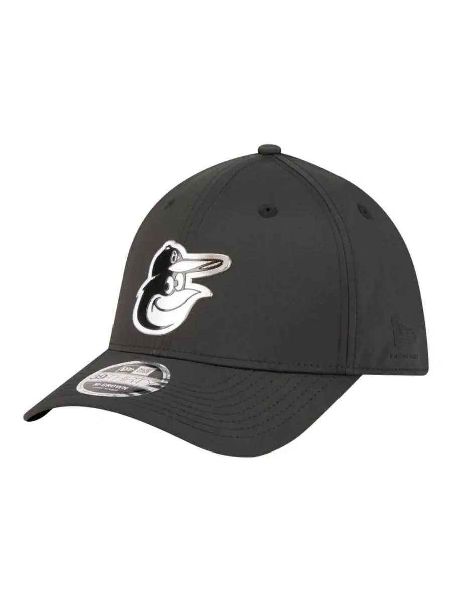 Кепка New Era с металлическим логотипом Baltimore Orioles — изображение 1 из 7, черный