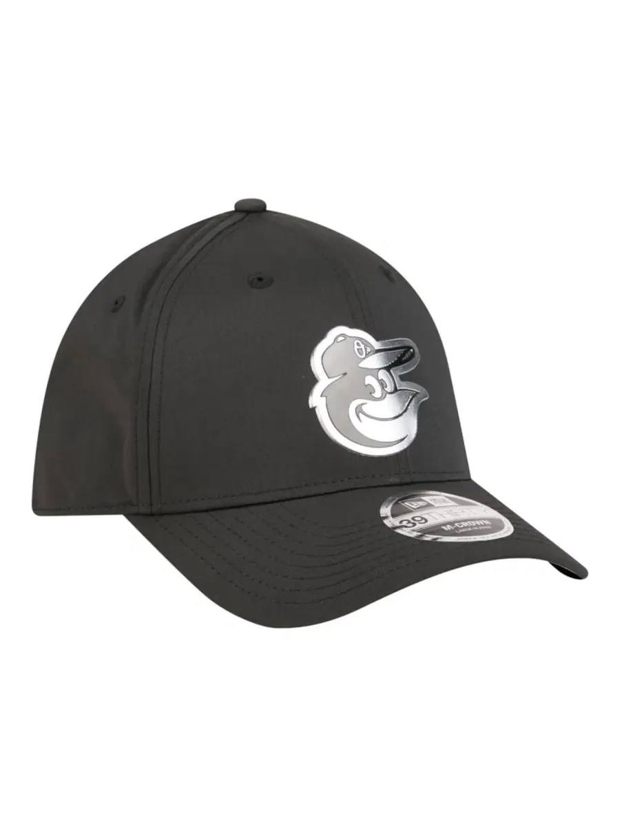 Кепка New Era с металлическим логотипом Baltimore Orioles — изображение 3 из 7, черный