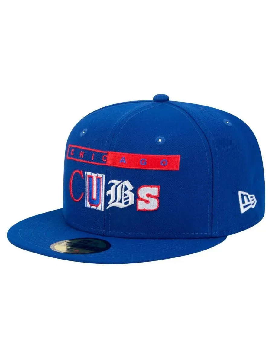 Мужская бейсболка Royal Chicago Cubs Ransom 59FIFTY Fitted Hat New Era — изображение 1 из 4, королевский