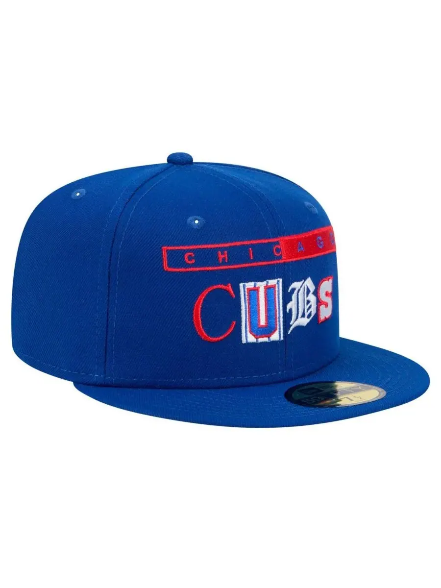 Мужская бейсболка Royal Chicago Cubs Ransom 59FIFTY Fitted Hat New Era — изображение 3 из 4, королевский
