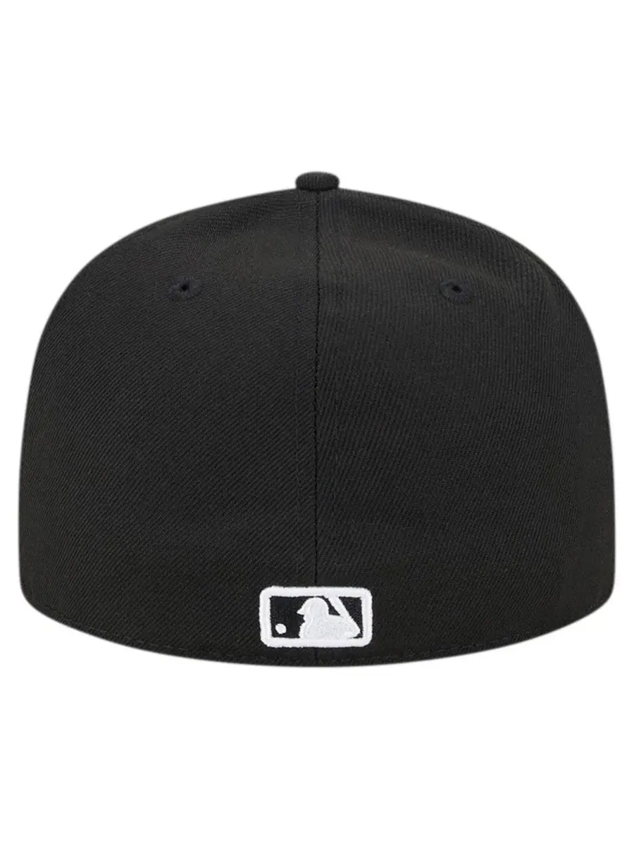 Мужская черная бейсболка 59FIFTY с логотипом команды «Питтсбург Пиратс» New Era — изображение 2 из 3, черный