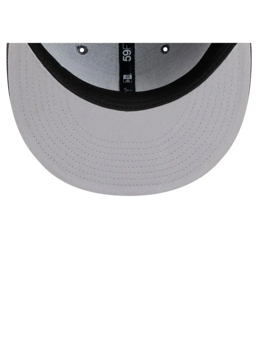 New Era Мужская бейсболка Vegas Golden Knights Core 59FIFTY угольного цвета — изображение 5 из 5, темно-серый