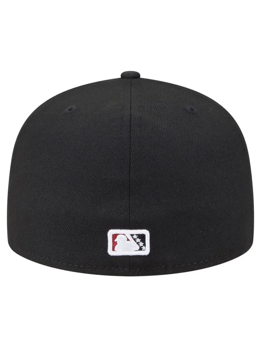 New Era Мужская кепка Sacramento River Cats Authentic Collection 59FIFTY — изображение 4 из 4, черный красный