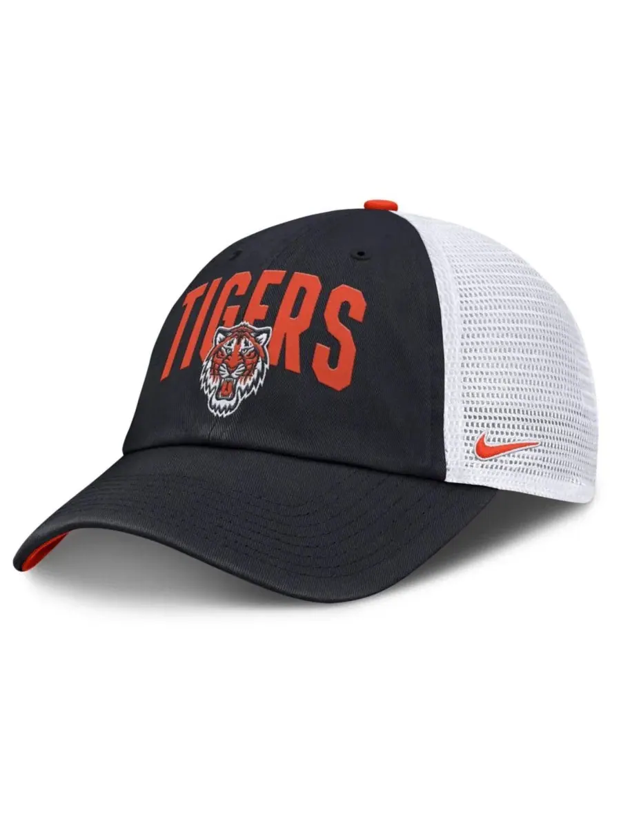Кепка-тракер с вышитым логотипом Detroit Tigers Nike — изображение 1 из 5, темно-синий белый