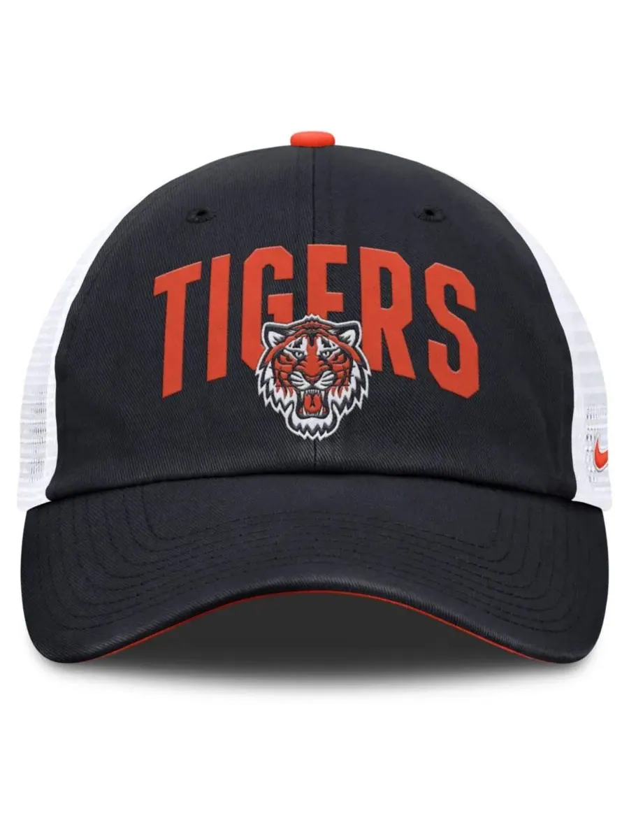 Кепка-тракер с вышитым логотипом Detroit Tigers Nike — изображение 2 из 5, темно-синий белый