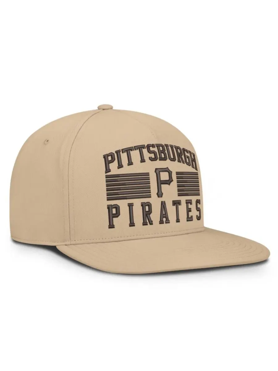 Кепка-снэпбек с вышивкой Pittsburgh Pirates Nike — изображение 3 из 5, хаки