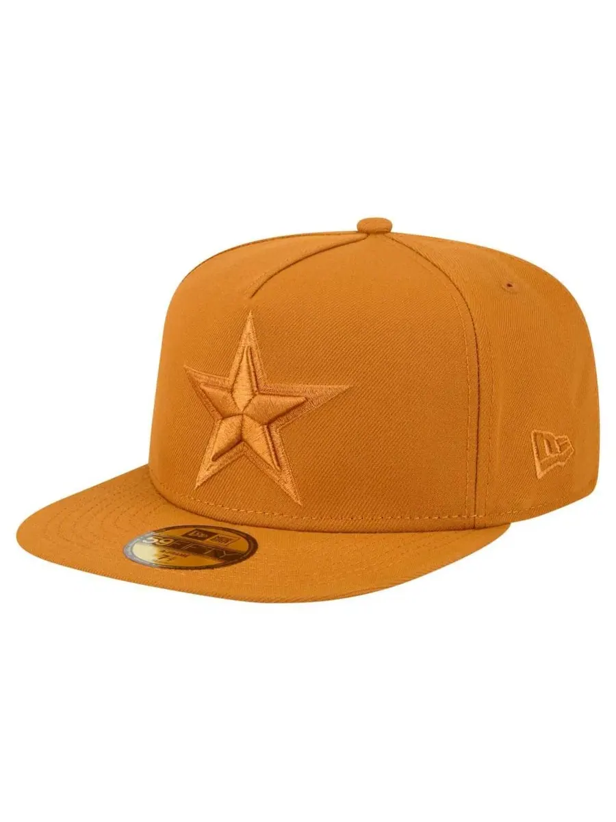 Кепка с высокой тульей, с вышитым логотипом команды, Dallas Cowboys Color Pack A-Frame 59FIFTY New — изображение 1 из 4