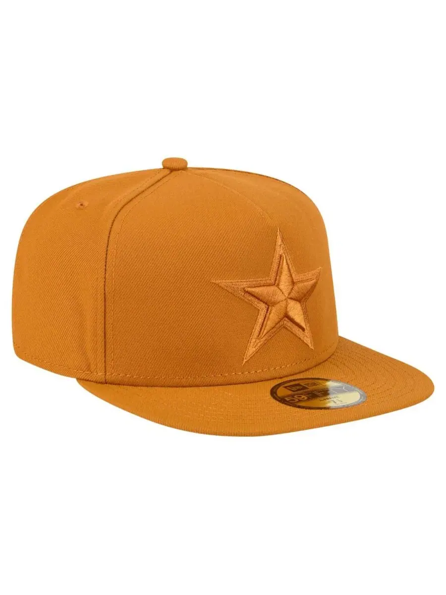 Кепка с высокой тульей, с вышитым логотипом команды, Dallas Cowboys Color Pack A-Frame 59FIFTY New — изображение 3 из 4