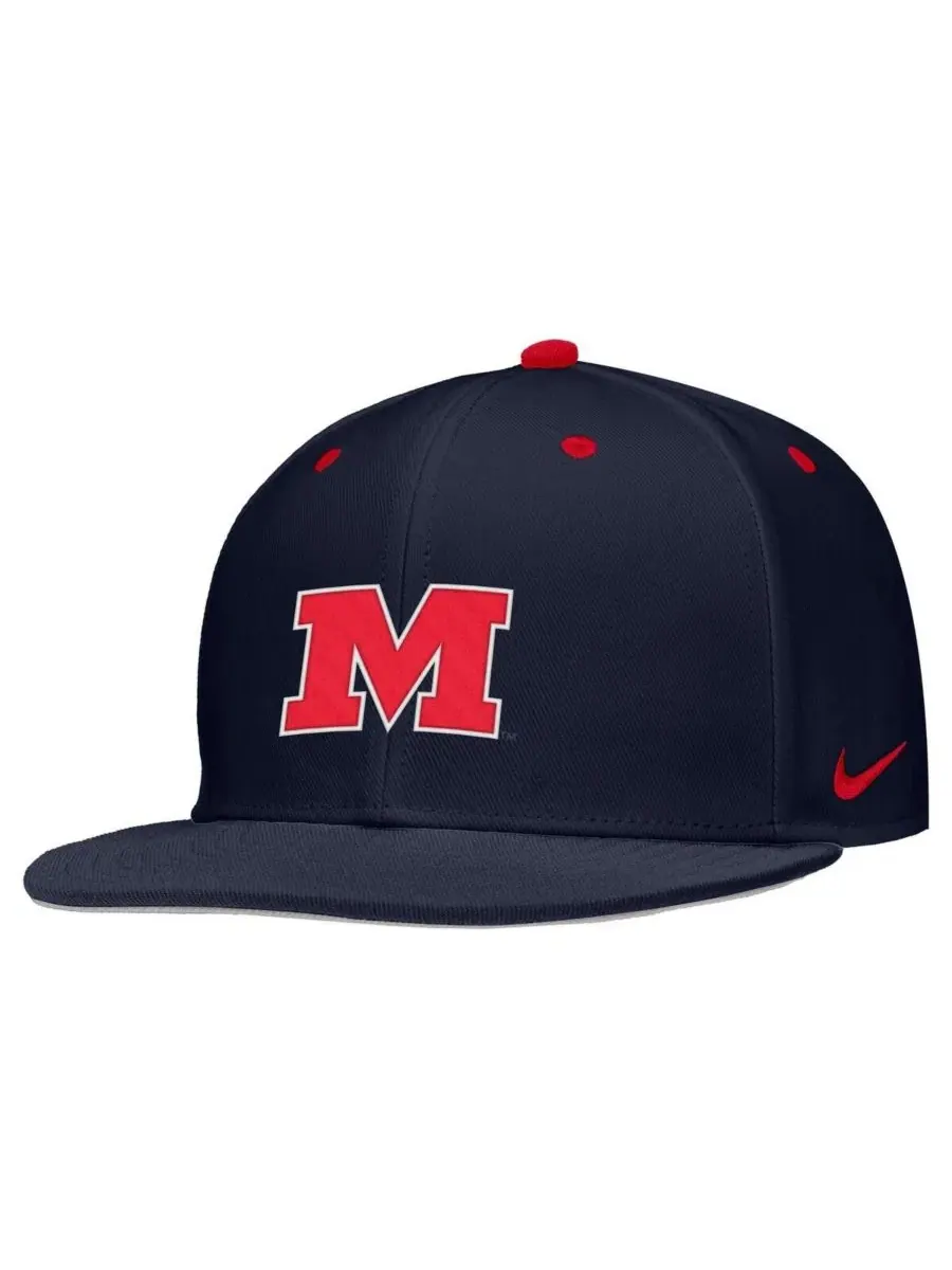 Кепка Nike с вышивкой Ole Miss Rebels — изображение 1 из 2, темно-синий