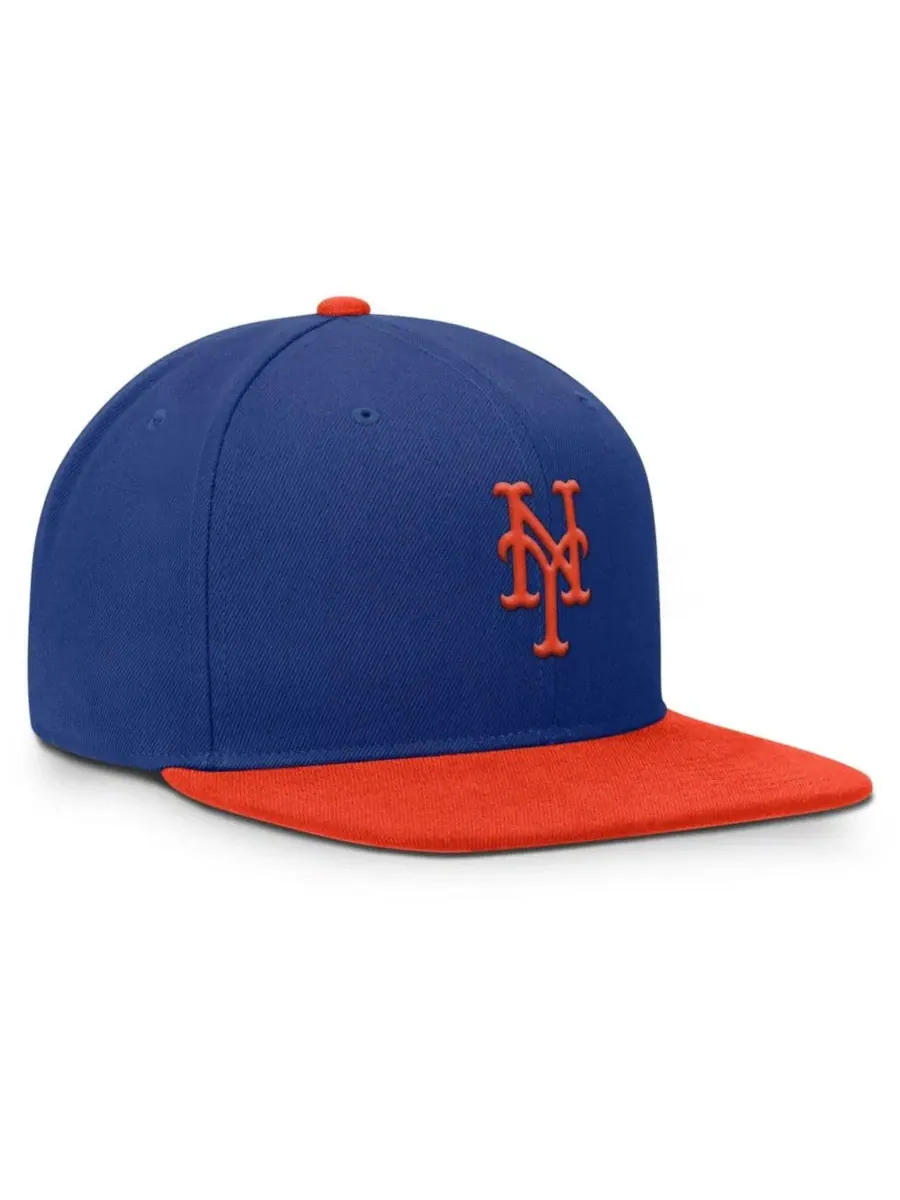 Бейсболка Nike Primetime Pro Dri-FIT Snapback, New York Mets — изображение 3 из 4, оранжевый