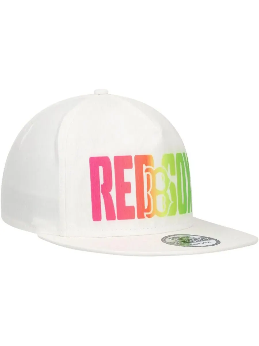Кепка-гольфер с плоским козырьком Spectrum Golfer New Era — изображение 3 из 4, белый
