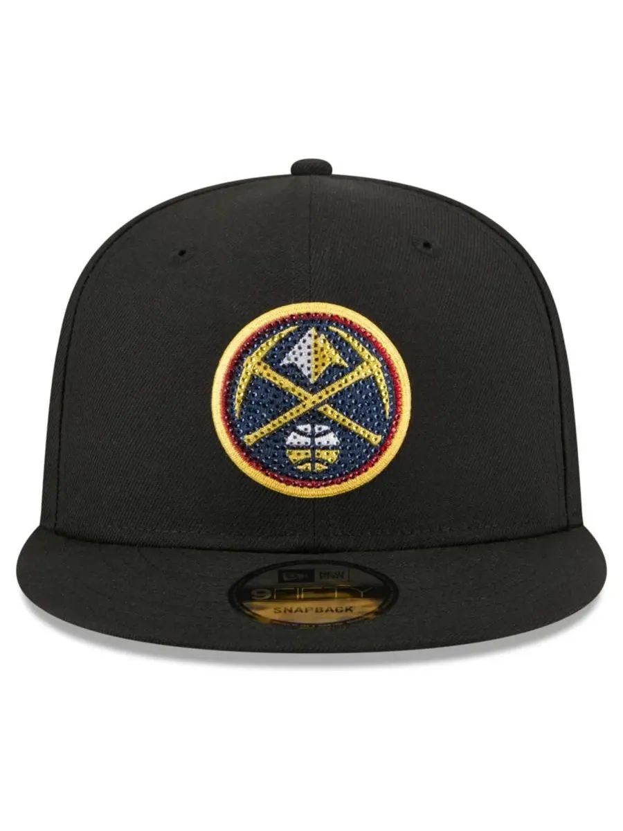 Кепка-снапбек с кристаллами Portland Trail Blazers 2026 NBA Draft Crystal 9FIFTY New Era — изображение 5 из 13, черный