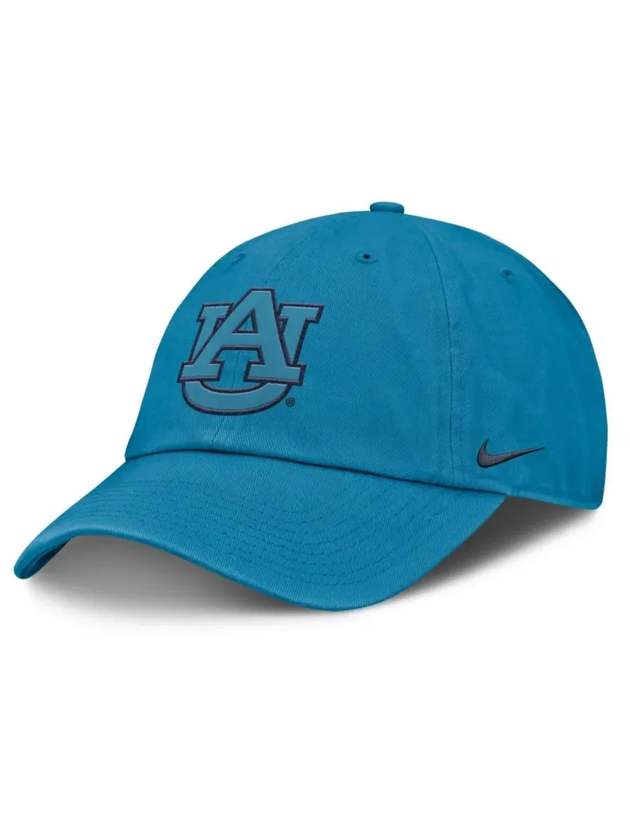 Бейсболка Nike Club Campus с вышитым логотипом Auburn Tigers — изображение 1 из 4, бирюзовый