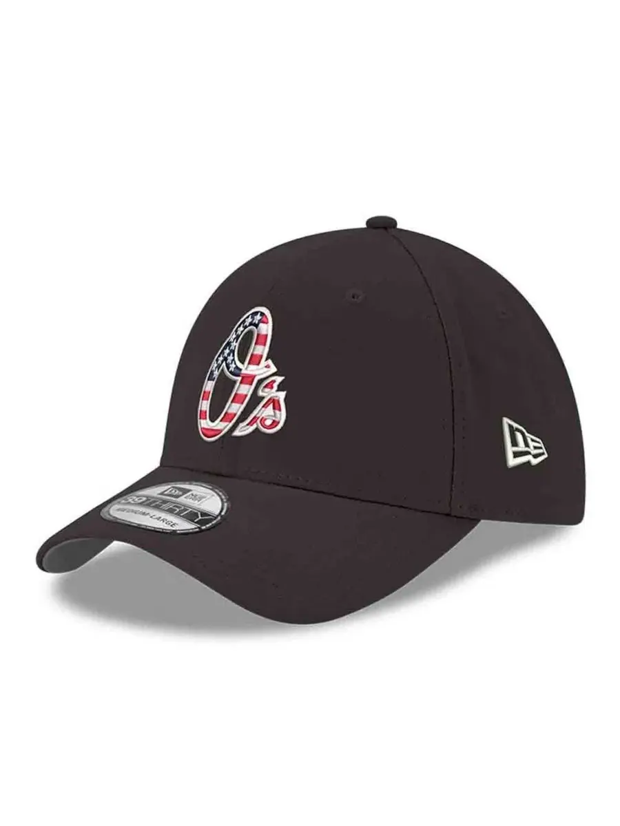 Кепка New Era с вышивкой Baltimore Orioles America 250 — изображение 3 из 4, черный