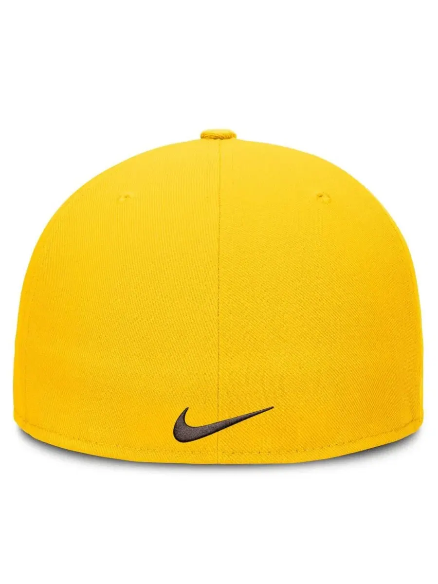 Бейсболка Nike Wordmark Dri-FIT с высокой тульей, фирменная — изображение 4 из 4, золото