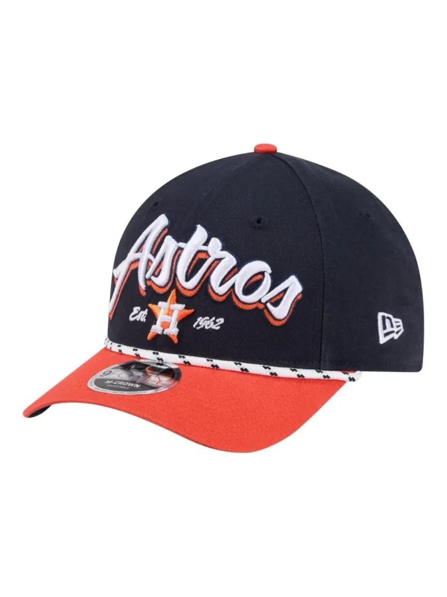 Бейсболка New Era Houston Astros Team Loyal 9FORTY M-Crown — изображение 1 из 7, темно-синий оранжевый