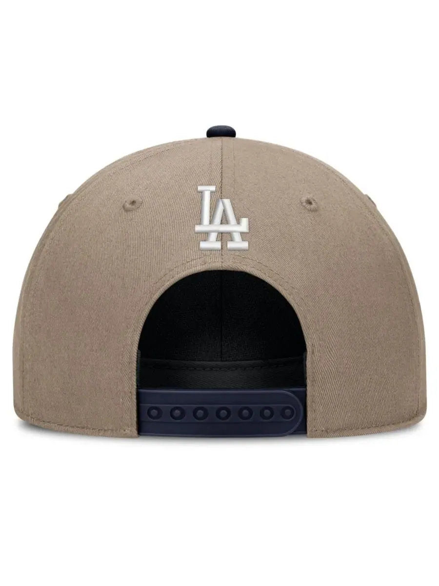 Кепка с изогнутым козырьком и эмблемой Los Angeles Dodgers, модель Rope Rise Nike — изображение 3 из 5, хаки