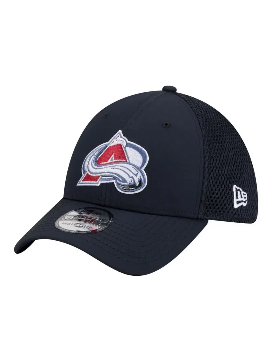 Кепка New Era 39THIRTY с вышитым логотипом Colorado Avalanche — изображение 1 из 5, темно-синий