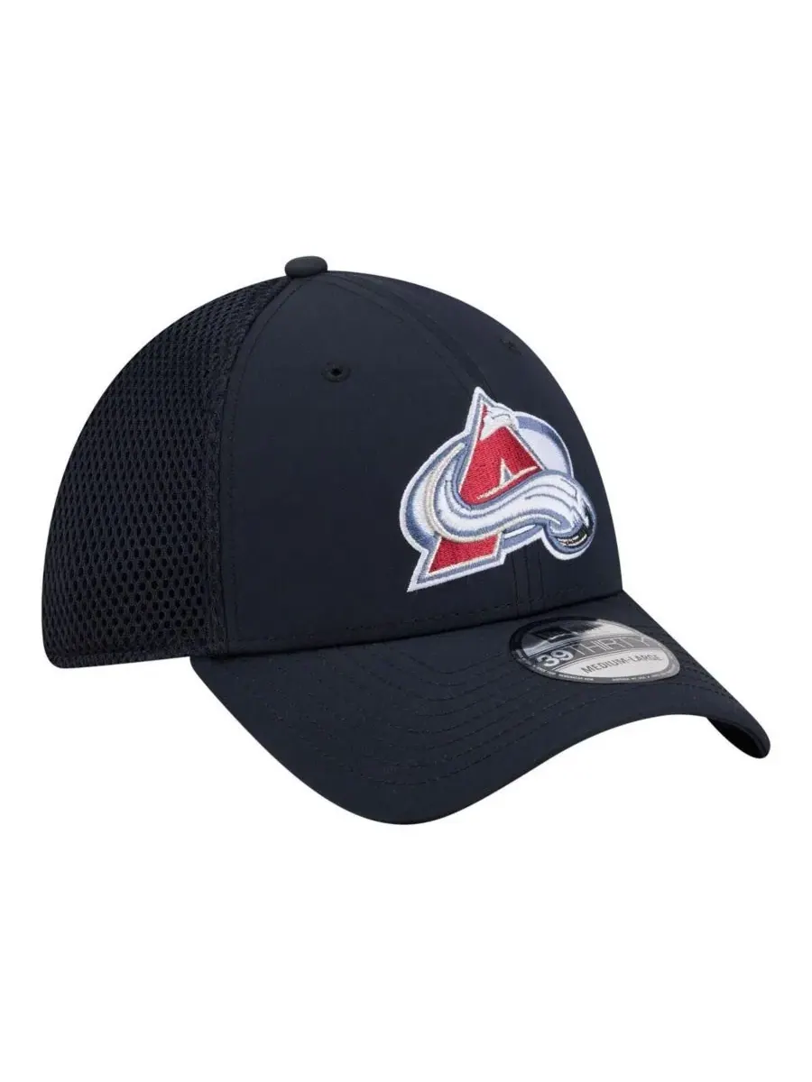 Кепка New Era 39THIRTY с вышитым логотипом Colorado Avalanche — изображение 3 из 5, темно-синий