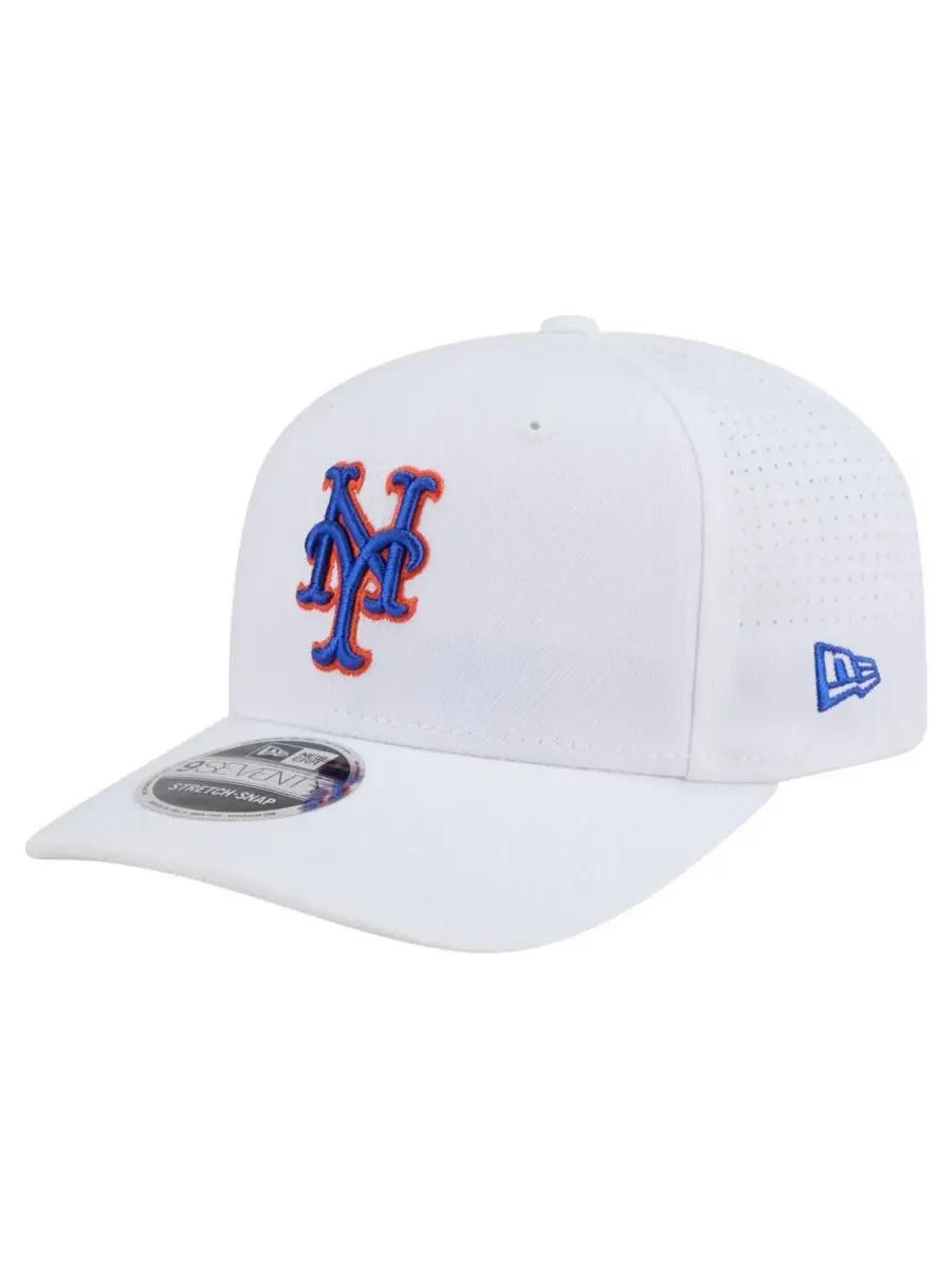 New Era Мужская белая регулируемая кепка New York Mets COOLERA 9SEVENTY — изображение 1 из 4, белый