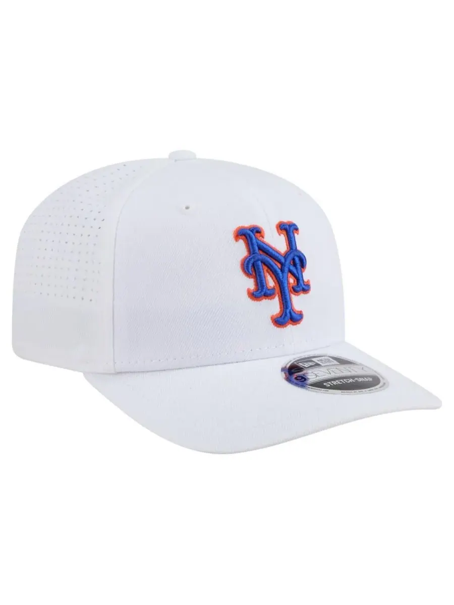 New Era Мужская белая регулируемая кепка New York Mets COOLERA 9SEVENTY — изображение 2 из 4, белый