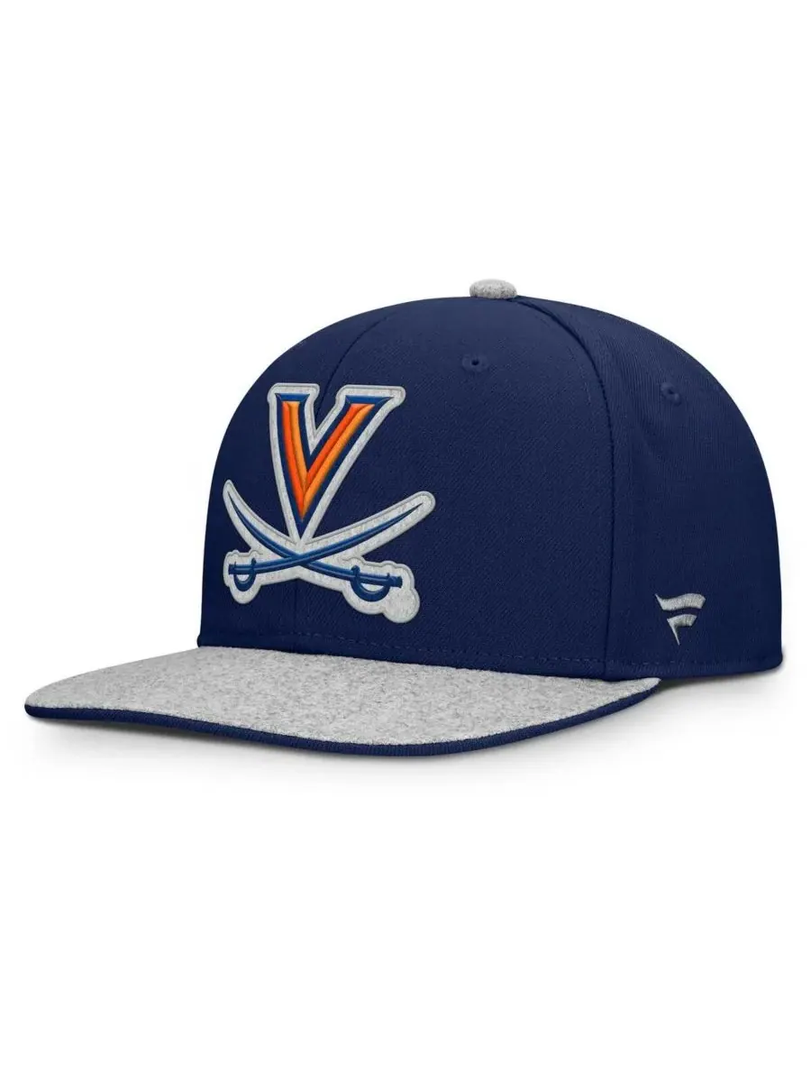 Fanatics Мужская темно-синяя шляпа Virginia Cavaliers Loden Snapback — изображение 1 из 4, темно-синий