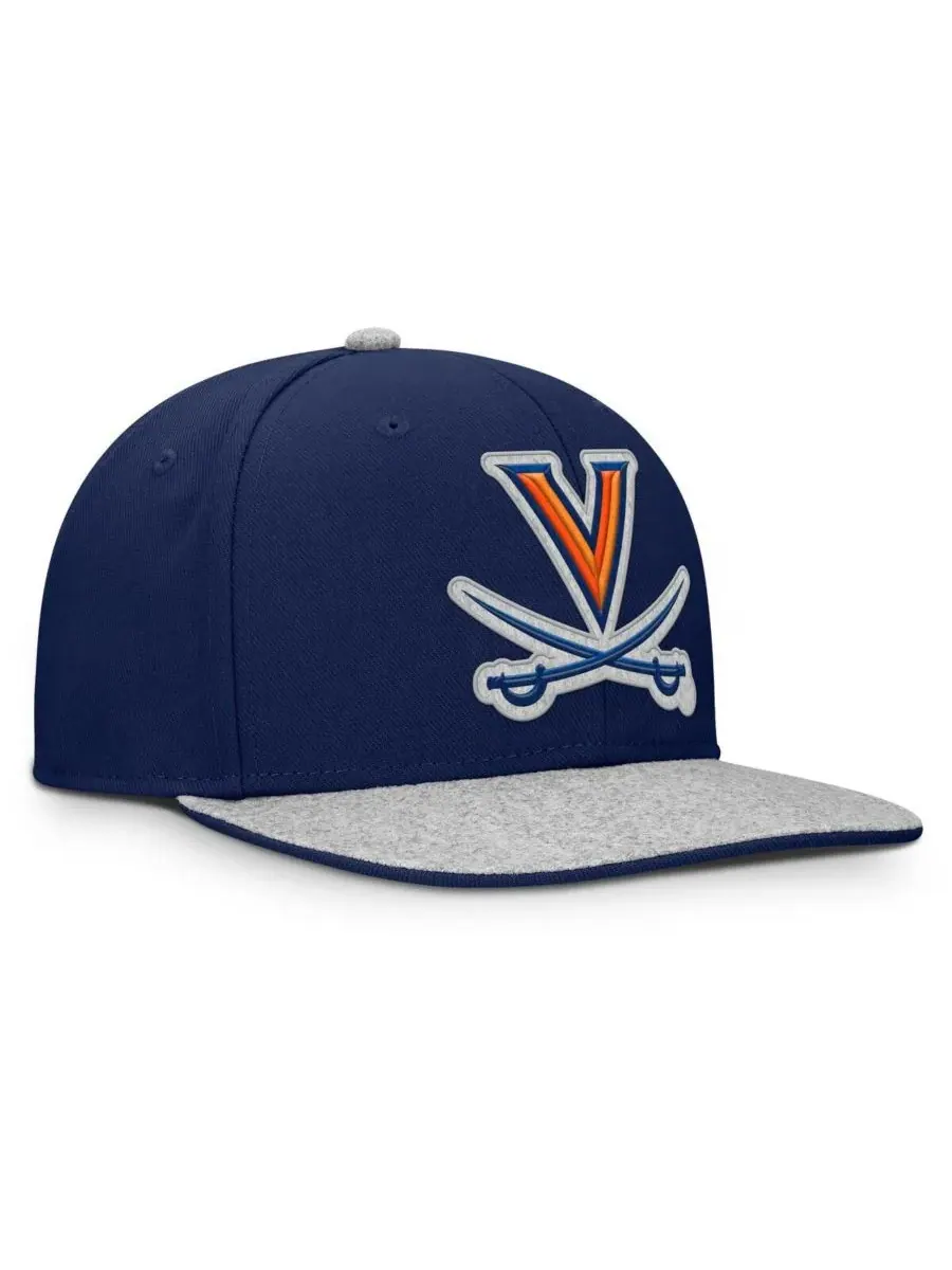 Fanatics Мужская темно-синяя шляпа Virginia Cavaliers Loden Snapback — изображение 4 из 4, темно-синий