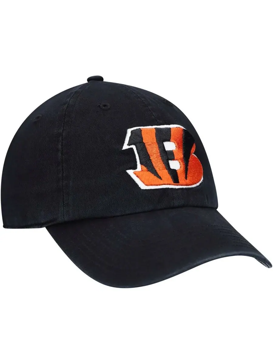 '47 Brand Детская черная регулируемая кепка с логотипом Cincinnati Bengals — изображение 3 из 4, черный