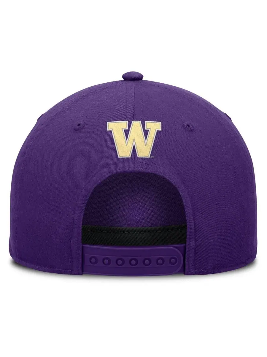 Fanatics Мужская фиолетовая кепка Washington Huskies с регулируемым размером шнура для фиксации мяча — изображение 3 из 4