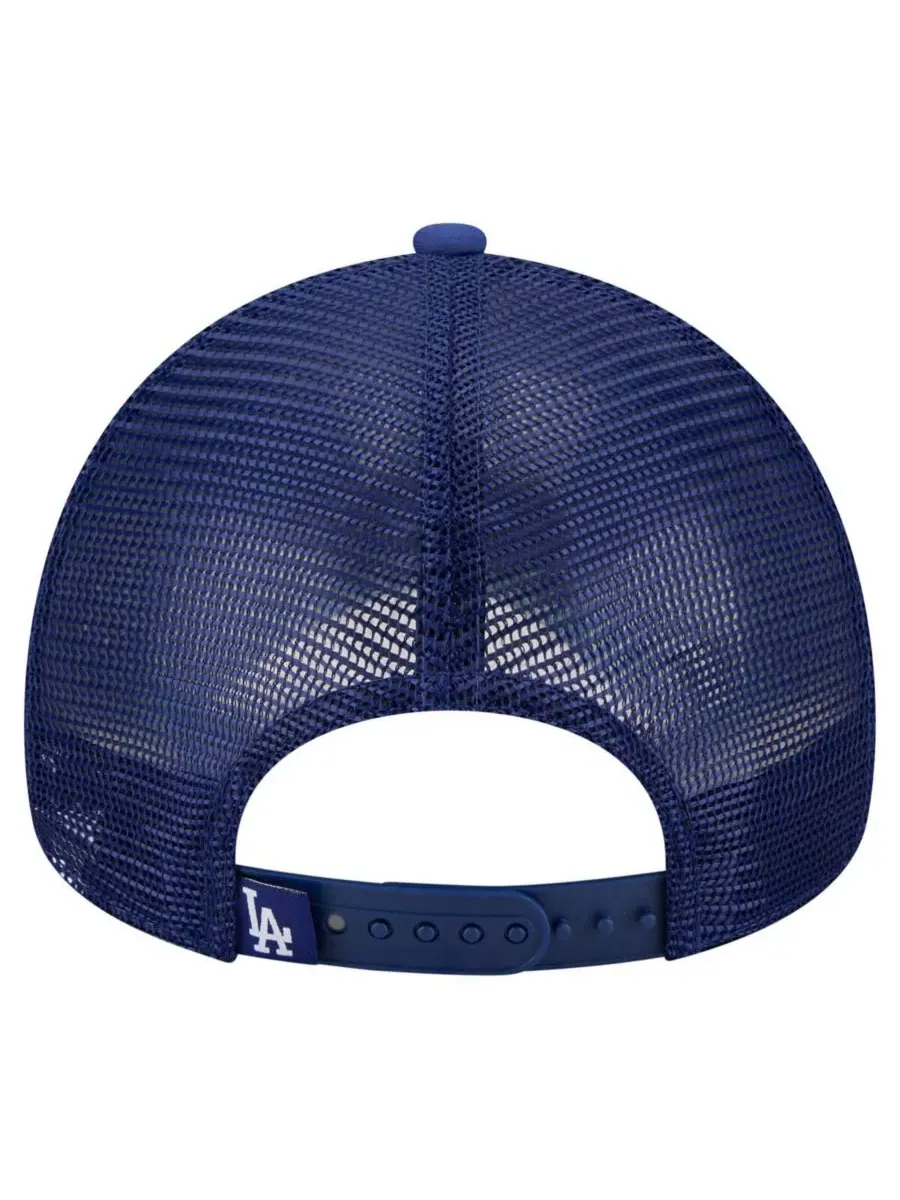 New Era Мужская белая/королевская синяя кепка-тракер Los Angeles Dodgers A-Frame 9FORTY с — изображение 2 из 4, белый