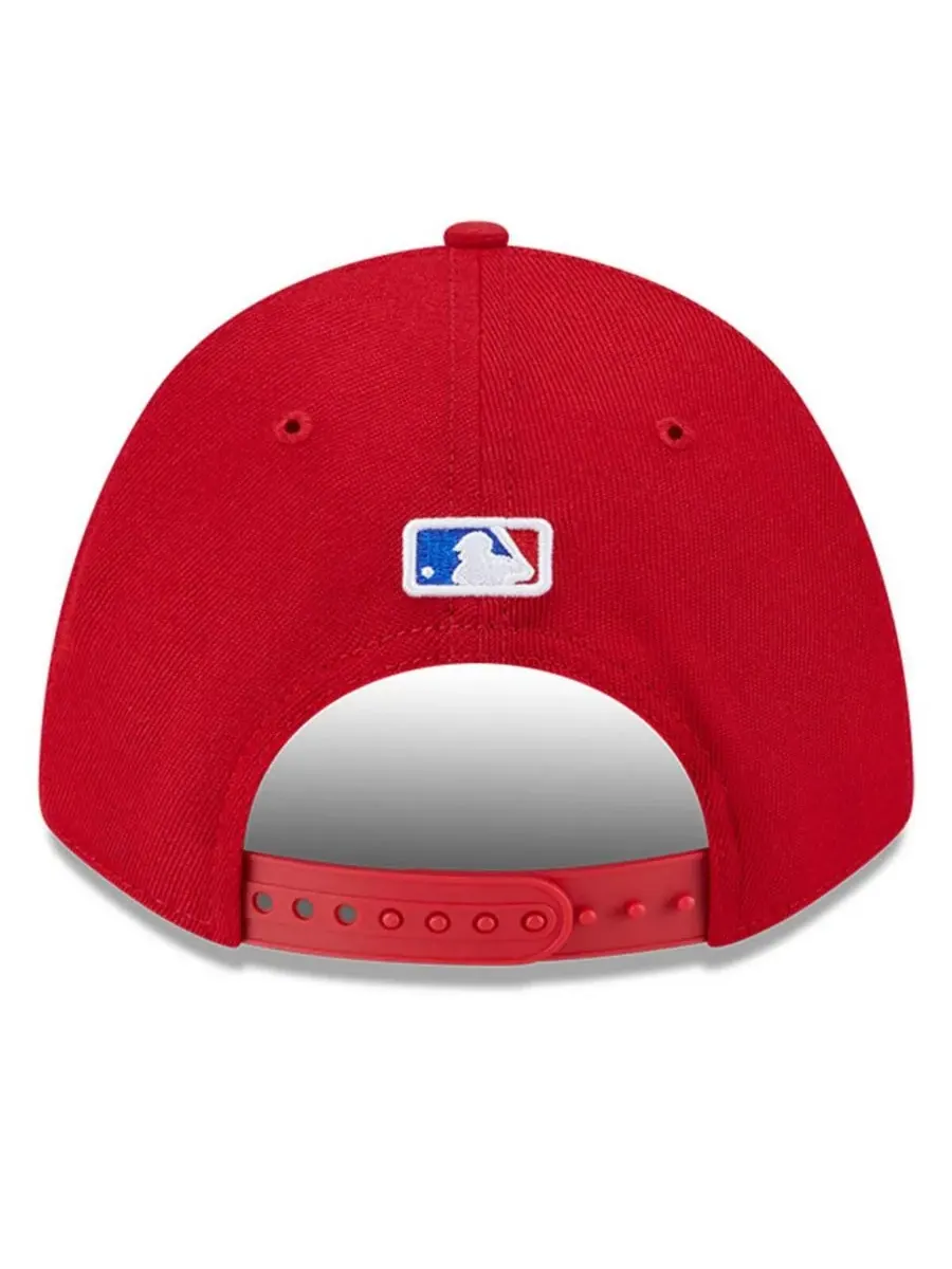 New Era Мужская красная бейсболка Texas Rangers Player Replica 9FORTY с регулируемым размером — изображение 3 из 5, красный