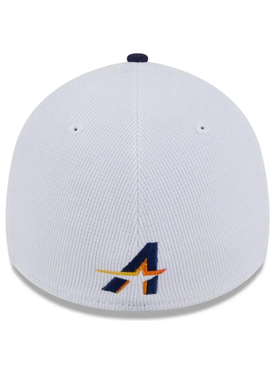 New Era Мужская белая/темно-синяя бейсболка Houston Astros 2025 City Connect Batting Practice — изображение 4 из 5