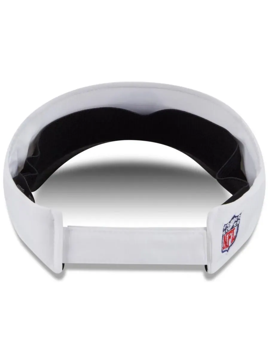 New Era Мужская бело-черная бейсболка с регулируемым козырьком Baltimore Ravens 2025 NFL Training — изображение 4 из 4