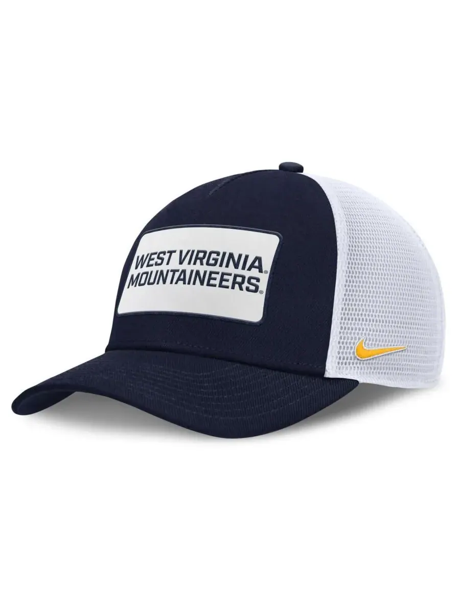 Nike Мужская регулируемая бейсболка West Virginia Mountaineers 2025 On-Field Rise Patch — изображение 1 из 4