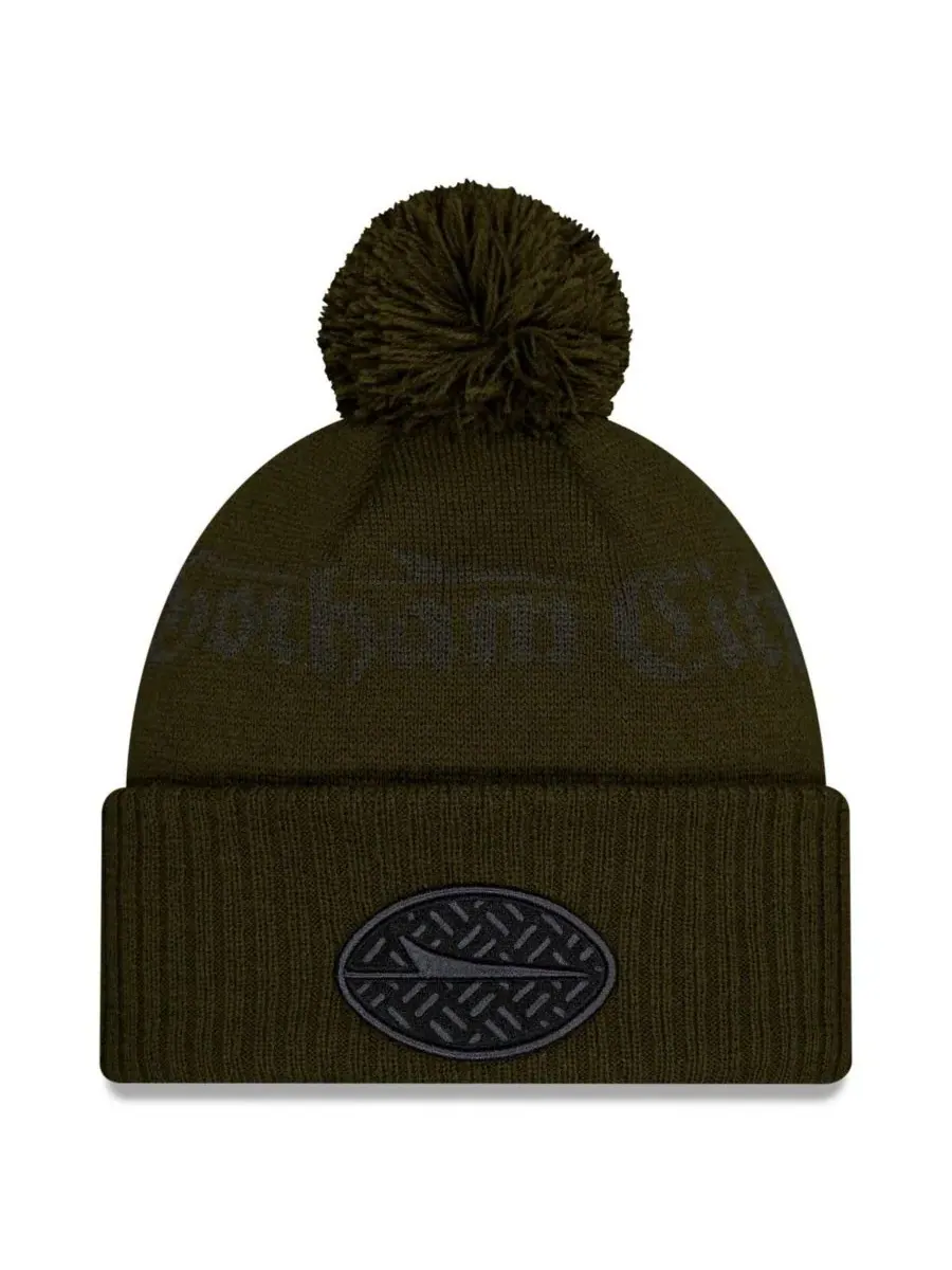 New Era Мужская вязаная шапка Gotham Green New York Jets 2025 Rivalries Collection Sideline с — изображение 1 из 3