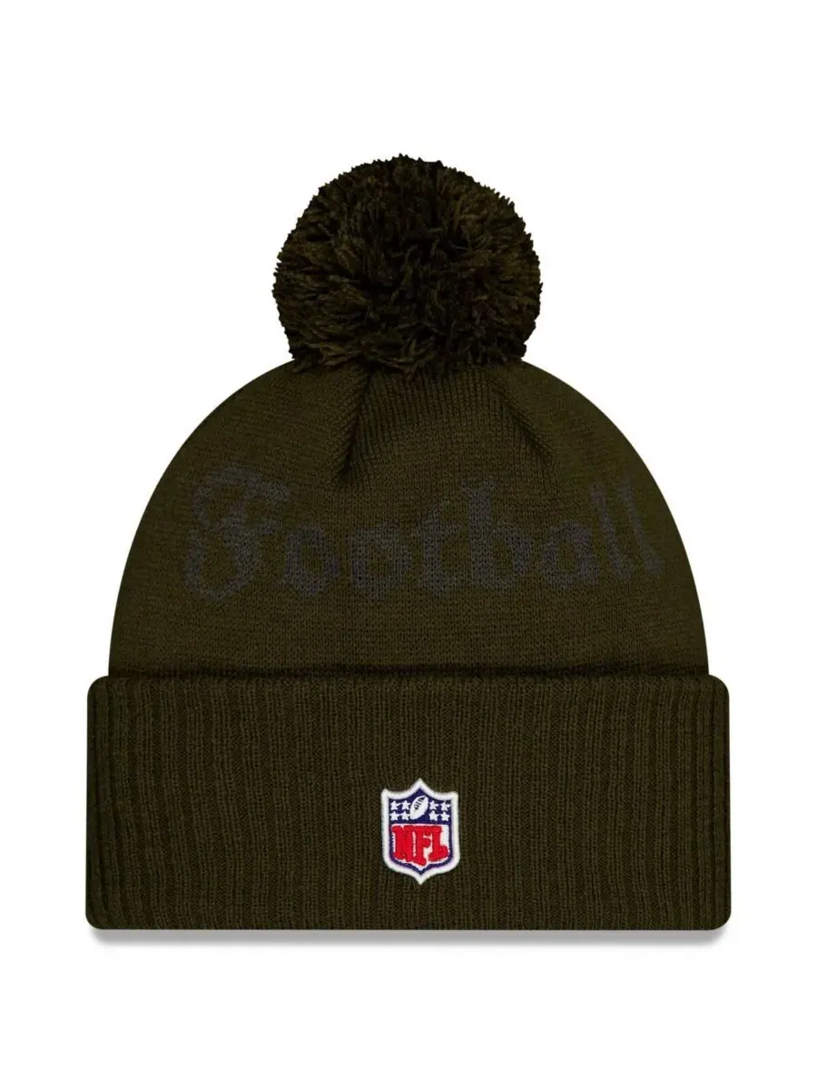 New Era Мужская вязаная шапка Gotham Green New York Jets 2025 Rivalries Collection Sideline с — изображение 3 из 3