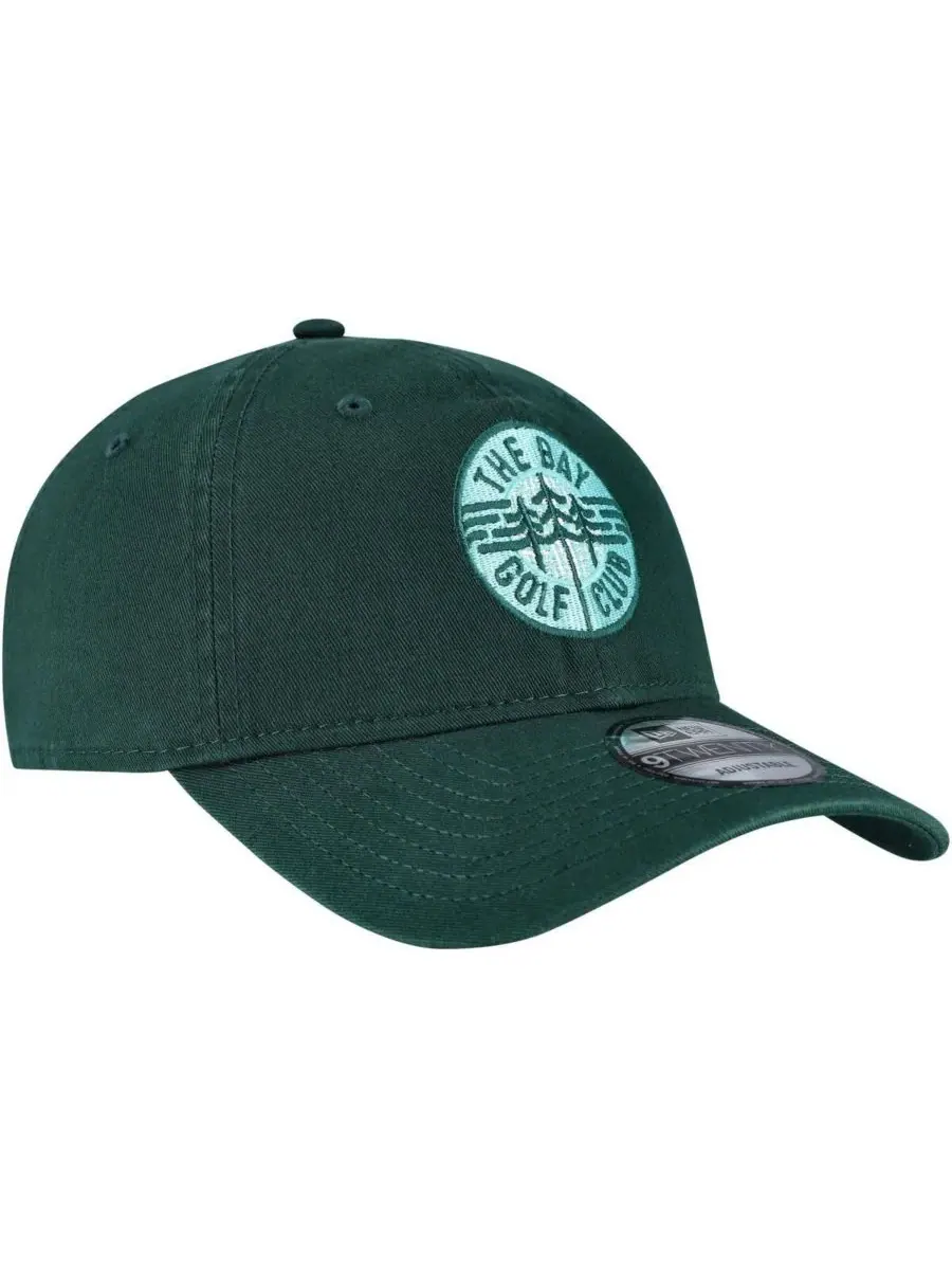New Era Мужская регулируемая кепка Hunter Green The Bay Golf Club TGL Team 9TWENTY — изображение 2 из 4, зеленый