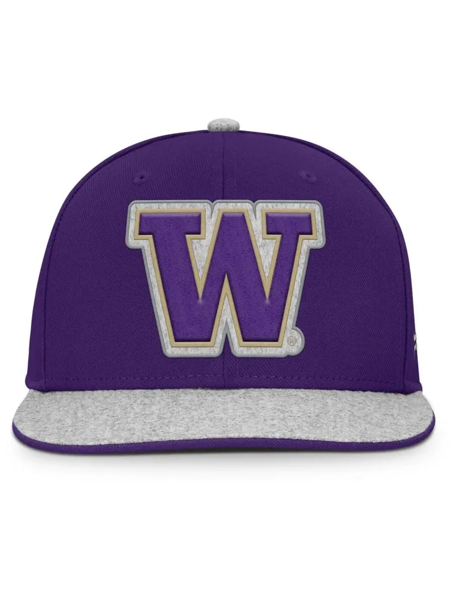 Fanatics Мужская фиолетовая кепка Washington Huskies Loden Snapback — изображение 2 из 4, фиолетовый