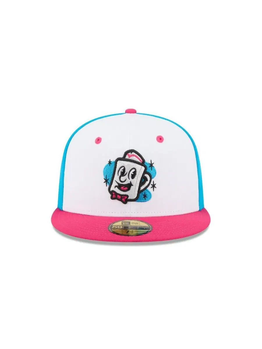Мужская синяя кепка Somerset Patriots Theme Nights 59FIFTY New Era — изображение 2 из 4, синий