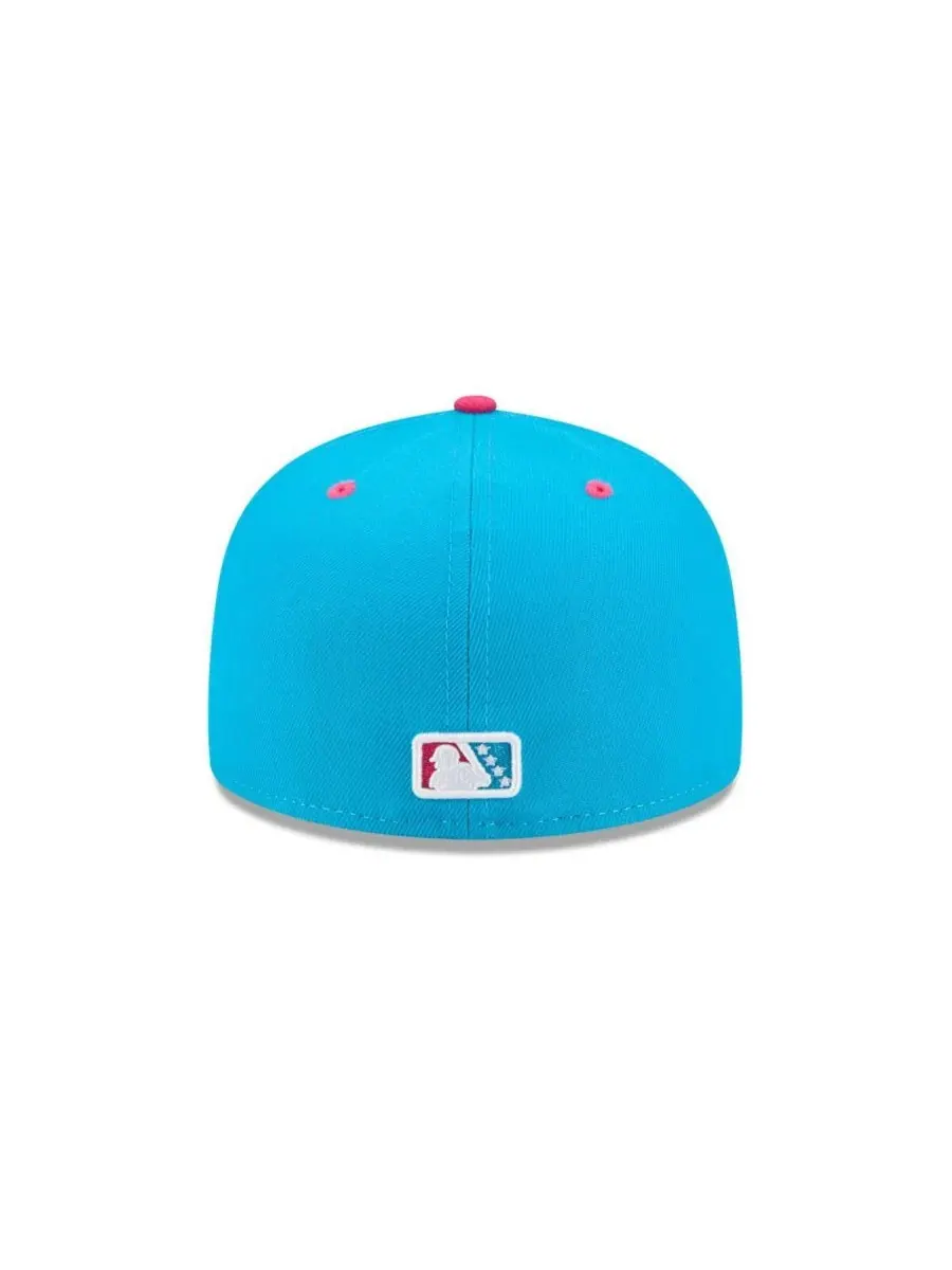 Мужская синяя кепка Somerset Patriots Theme Nights 59FIFTY New Era — изображение 4 из 4, синий