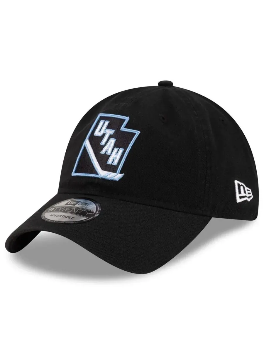 New Era Мужская черная регулируемая кепка Utah Mammoth 9TWENTY — изображение 1 из 4, черный