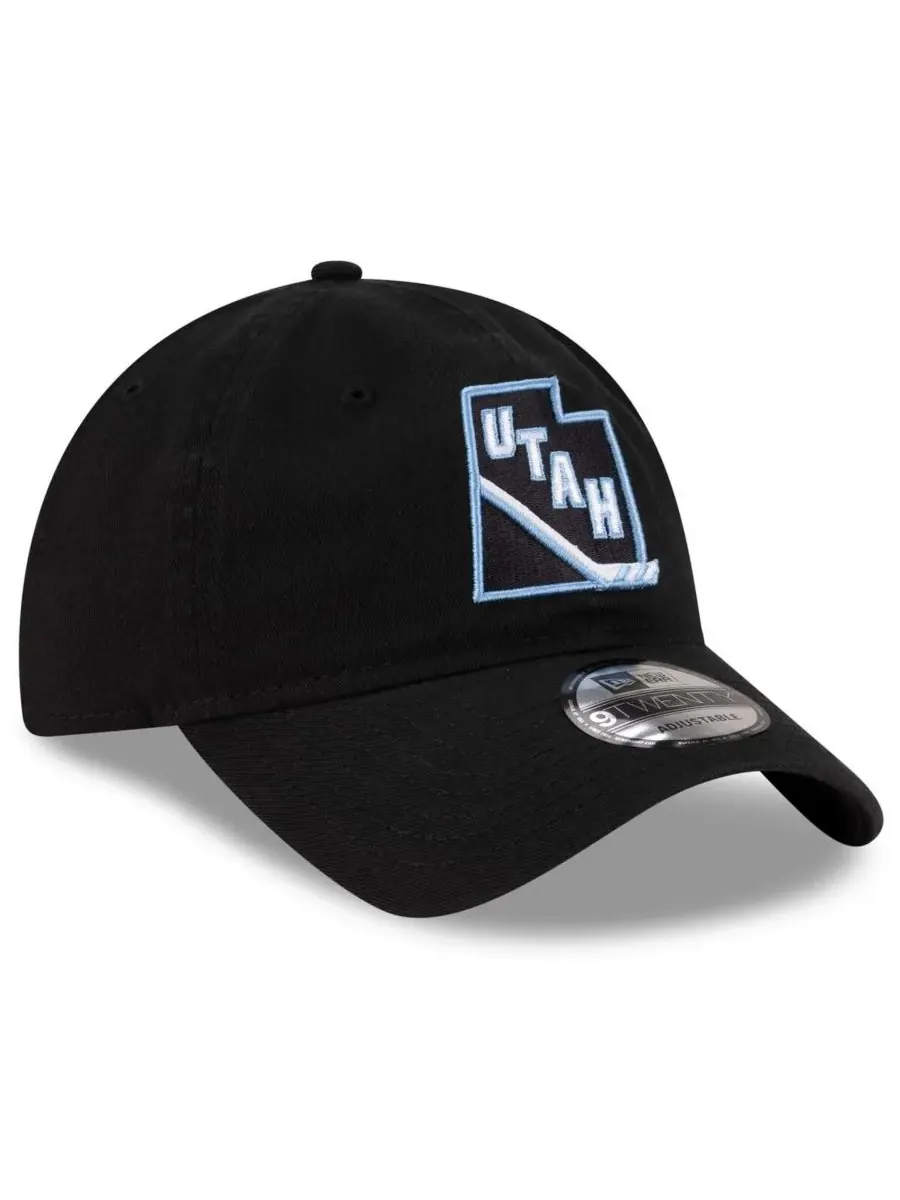 New Era Мужская черная регулируемая кепка Utah Mammoth 9TWENTY — изображение 2 из 4, черный