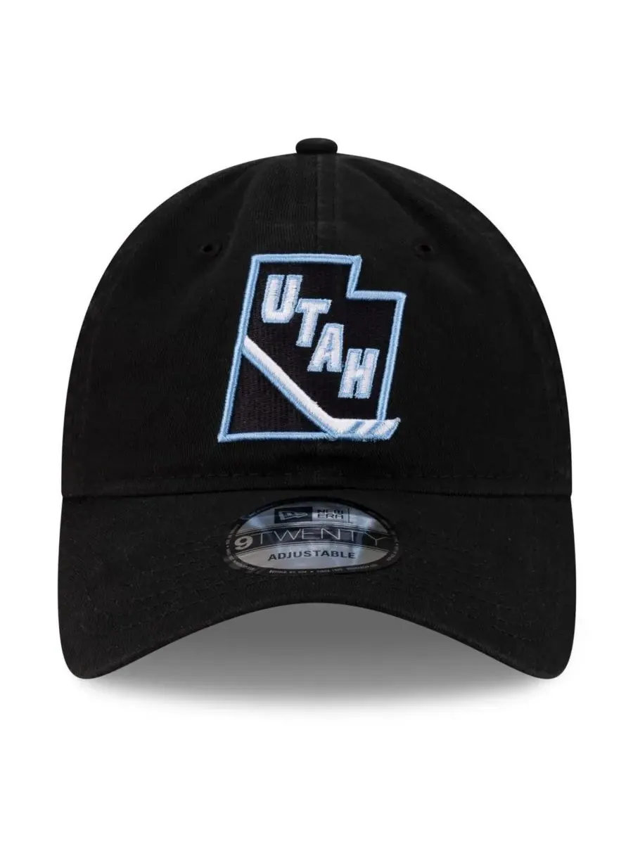 New Era Мужская черная регулируемая кепка Utah Mammoth 9TWENTY — изображение 3 из 4, черный