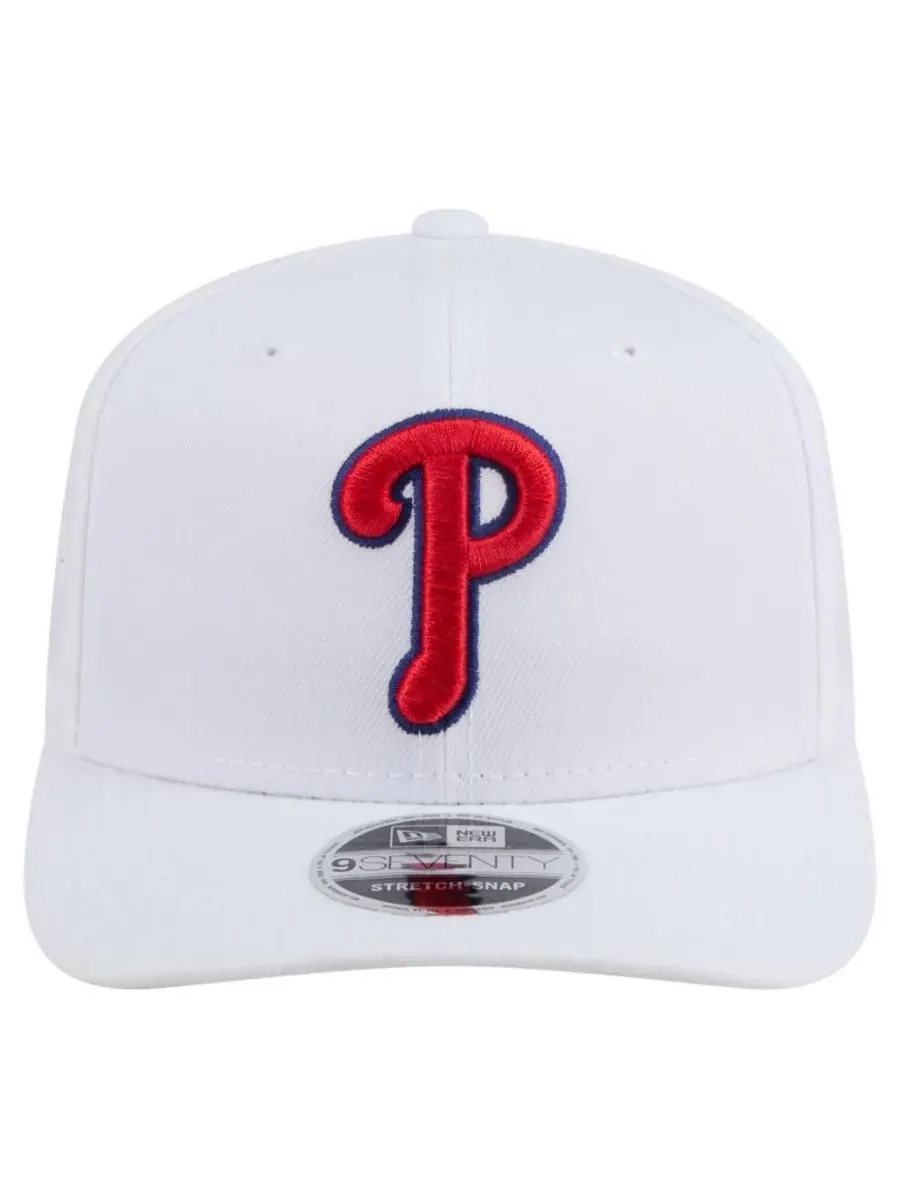 New Era Мужская белая регулируемая кепка Philadelphia Phillies COOLERA 9SEVENTY — изображение 4 из 4, белый